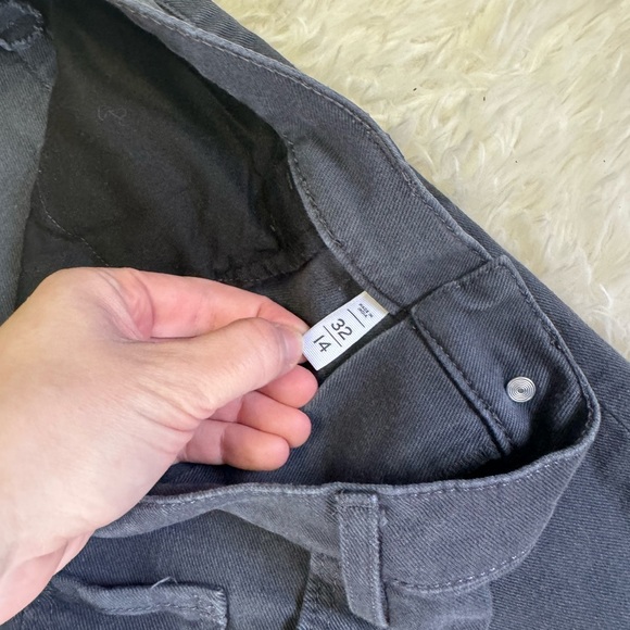 Loft Dark Gray Jeans Loft Gray Pants Gray Denim Pants - Picture 5 of 7